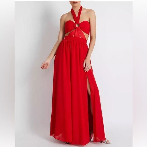 Anthropologie x PatBO
Cut-Out Halterneck Maxi Dress - Picture 1 of 11